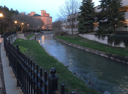Image: creek at Franklin Square
