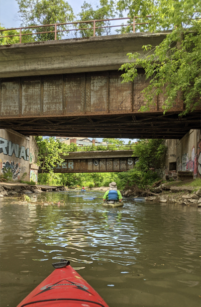 armory bridges from Onondaga Creek
